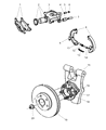 Dodge Intrepid Brake Caliper Piston Diagram - 4728121