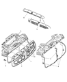 2005 Dodge Ram 2500 Grille Diagram - 5073297AA