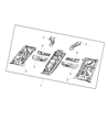 Jeep Renegade Floor Pan Diagram - 68408492AA