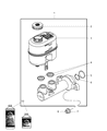 Chrysler Aspen Brake Fluid Level Sensor Diagram - 68057085AA