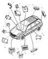 Chrysler Pacifica ABS Control Module Diagram - 5175522AA