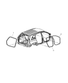 2007 Chrysler Pacifica Weather Strip Diagram - 5054703AC