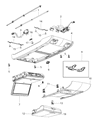 2012 Chrysler Town & Country Dome Light Diagram - 1KM33HDAAA