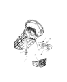 2010 Jeep Grand Cherokee Engine Cover Diagram - 5037892AA