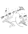 2004 Dodge Dakota Driveshaft Yokes Diagram - 5080663AA