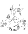 Dodge Nitro Power Steering Hose Diagram - 52125406AE