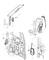 1999 Dodge Ram 2500 Car Speakers Diagram - 56043123AB