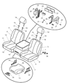 2007 Dodge Ram 1500 Seat Cover Diagram - 1FE931D5AA