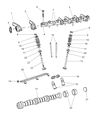 2008 Dodge Grand Caravan Camshaft Diagram - 4666100AA