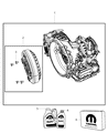 Dodge Journey Torque Converter Diagram - R8039259AD