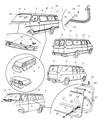 Dodge Ram Wagon Weather Strip Diagram - 4354952