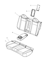 Chrysler 200 Seat Cushion Diagram - 1UT93JRRAA