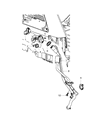 2010 Jeep Grand Cherokee Fuel Filler Neck Diagram - 68041234AA