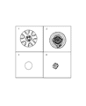 2005 Chrysler PT Cruiser Wheel Cover Diagram - 5272360AA