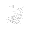 2002 Chrysler Concorde Seat Cushion Diagram - WX451T5AA