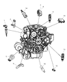 Jeep Commander Throttle Position Sensor Diagram - 5019411AC