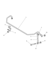 Chrysler Crossfire Sway Bar Link Diagram - 5101545AA