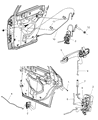 Dodge Magnum Door Latch Cable Diagram - 5065453AB