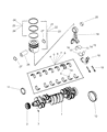 Ram Piston Ring Set Diagram - 5003650AA