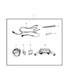 Jeep Liberty Fog Light Diagram - 82209413