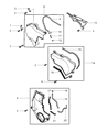 Chrysler Sebring Timing Cover Diagram - MD376392