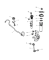 Dodge Sprinter 2500 Sway Bar Link Diagram - 68013721AA