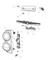 Dodge Durango Back Up Light Diagram - 5133168AI