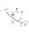Dodge Leaf Spring Bushing Diagram - 68052256AA