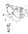 Dodge Caravan Radiator Diagram - 4682587AB