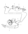 Chrysler Power Steering Reservoir Diagram - 4626849AB