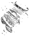 Ram 3500 Dash Panels Diagram - 68095929AA