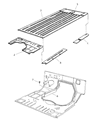 Dodge Ram Wagon Floor Pan Diagram - 55347191AB