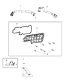 2020 Jeep Cherokee Air Intake Coupling Diagram - 68249411AA