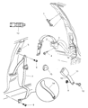 1999 Dodge Neon Seat Belt Diagram - PW88SAZ