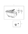 Dodge Durango Light Socket Diagram - 68333194AA