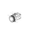 Chrysler Pacifica A/C Compressor Diagram - R5111409AD