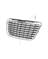 2011 Chrysler 300 Grille Diagram - 68127942AB