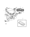 Jeep Wrangler Air Filter Box Diagram - 4721129AH