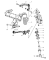 Ram Control Arm Bushing Diagram - 4670451AA