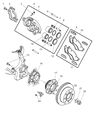 2006 Dodge Ram 2500 Wheel Hub Diagram - 52010206AC