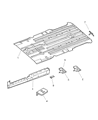 Dodge Caravan Floor Pan Diagram - 5019511AC