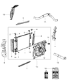 Ram C/V Engine Cooling Fan Diagram - 5058677AA
