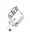 Chrysler Prowler Engine Control Module Diagram - 4748288AC