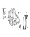 Chrysler Voyager Window Regulator Diagram - 68314759AA