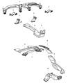 2020 Dodge Durango Air Duct Diagram - 55038067AC