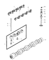 Chrysler Pushrod Diagram - 5037476AC
