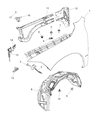 Ram 4500 Fender Diagram - 68054339AF