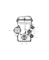 2009 Dodge Caliber Belt Tensioner Diagram - 4891976AB