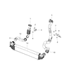 Jeep Renegade Intercooler Diagram - 68256133AA