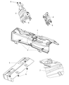 Chrysler Sebring Exhaust Heat Shield Diagram - 5155473AC